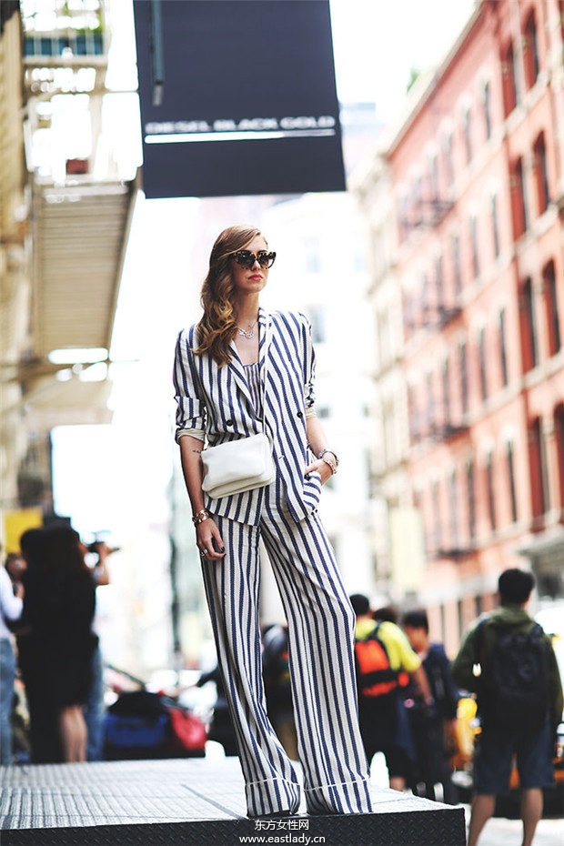 时尚博主Chiara Ferragn纽约时装周穿衣搭配秀