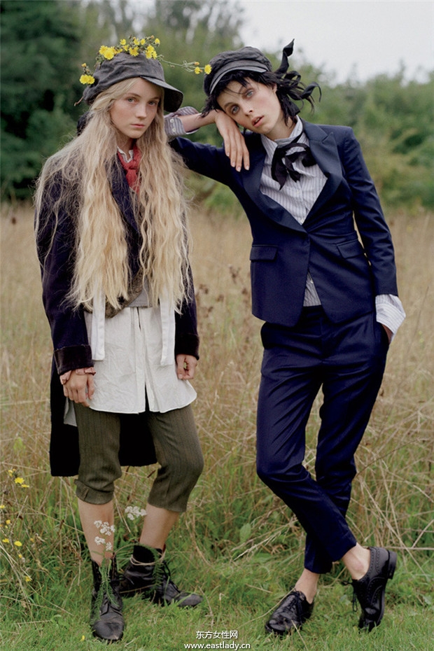 Edie Campbell《Vogue》2013年12月美国版