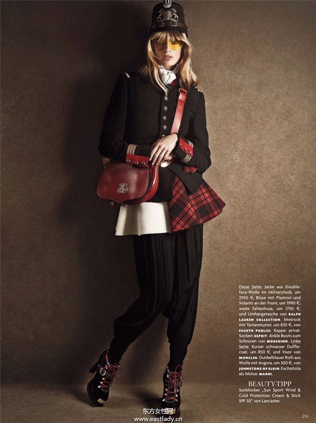 Julia Stegner《Vogue》2013年12月德国版