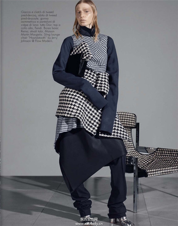 Amanda Murphy 2013年8月份《Vogue》意大利版