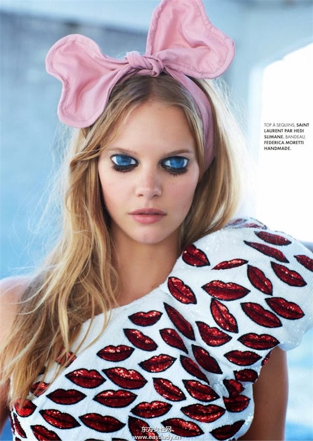 Marloes Horst《Elle 》2014年1月法国版