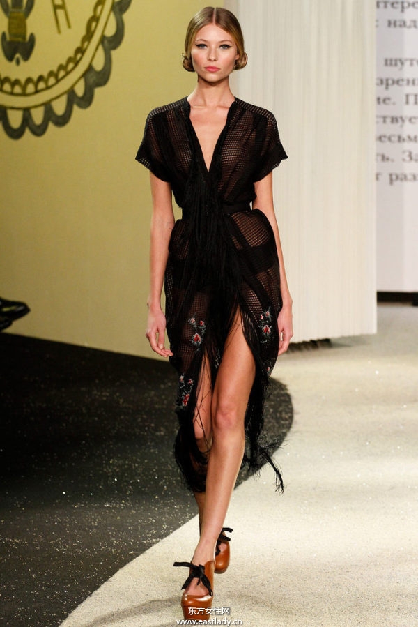 欧美秀场流行复古风