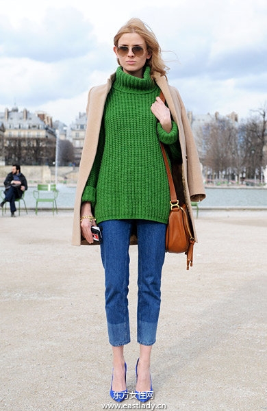 性感牛仔裤巧搭配给你不一样的感觉