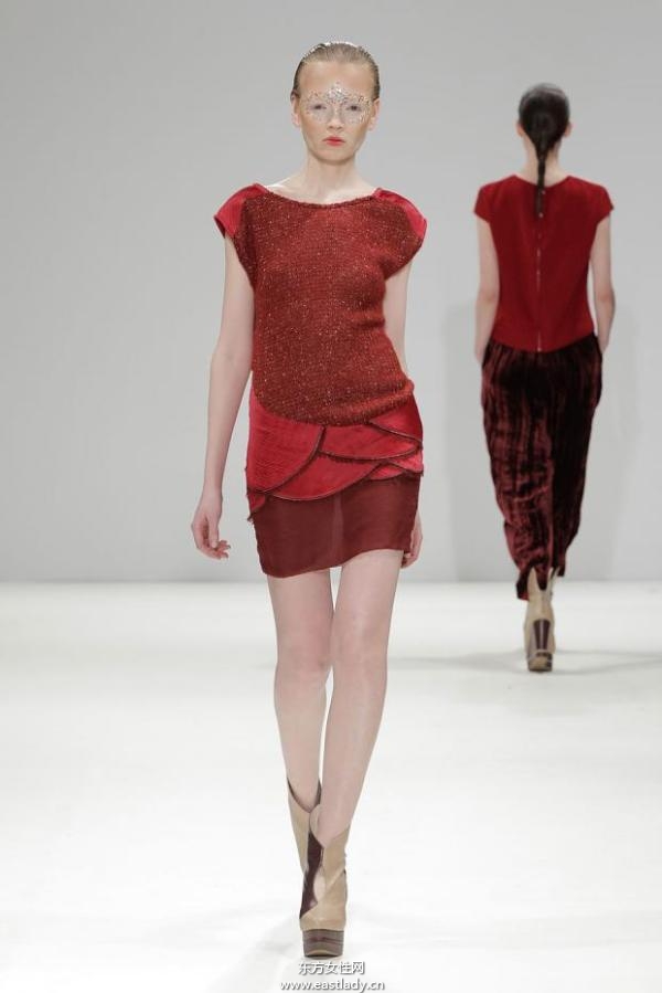 吉承伦敦时装周2013秋冬系列 黑色元素成流行主旋律