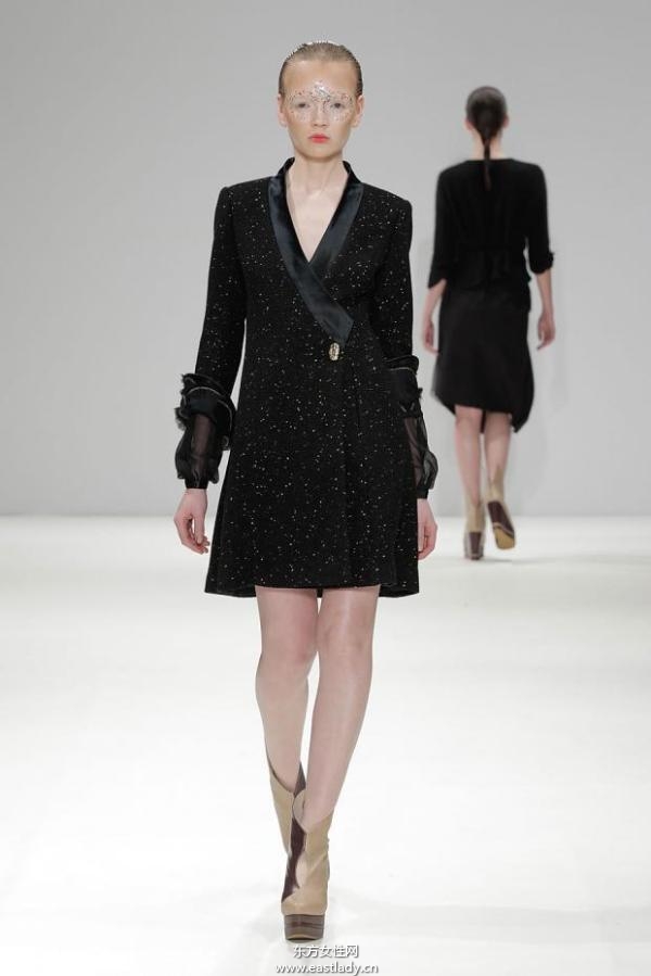 吉承伦敦时装周2013秋冬系列 黑色元素成流行主旋律