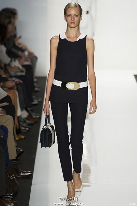 2013春夏时装周黑白搭成流行色