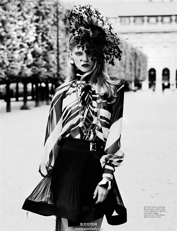 Ola Rudnicka《Elle》2013年8月塞尔维亚版