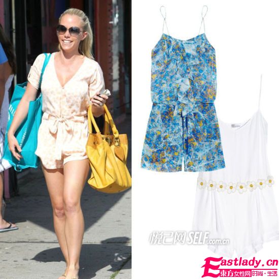 明星爱穿连身裤 拥有假日般轻松感觉
