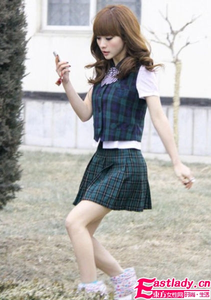 看女明星穿校服 让你重温校园时代