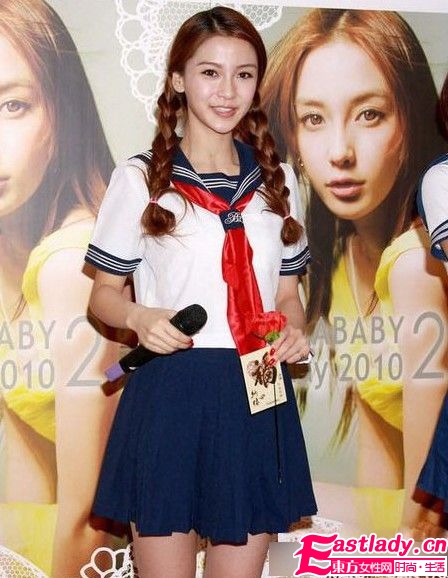 看女明星穿校服 让你重温校园时代