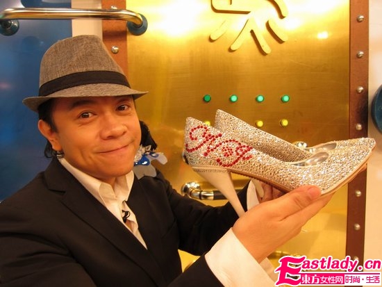 蔡康永为谢娜设计婚鞋 设计师兰玉送祝福