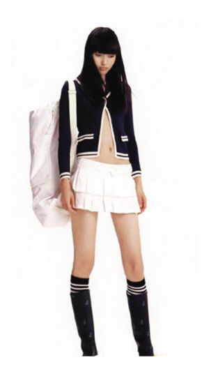 学李娜穿网球裙 与时尚亲密接轨