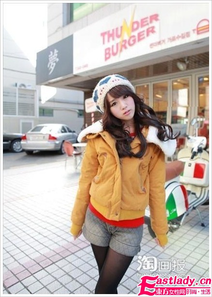 2011街拍韩国小美妞的新年靓装