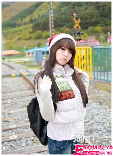 2011街拍韩国小美妞的新年靓装