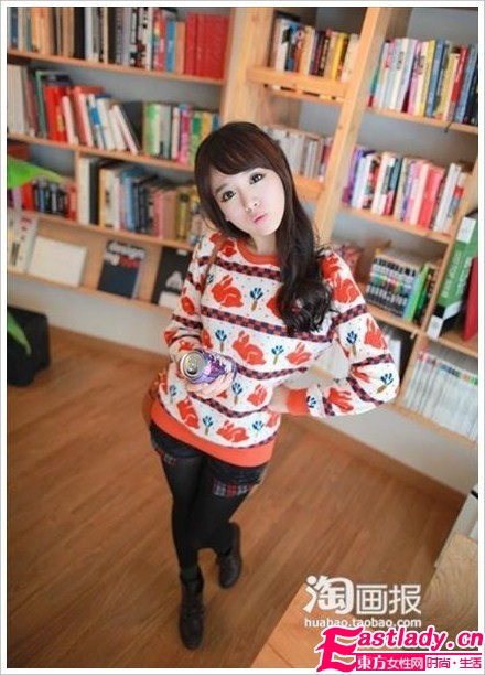 2011街拍韩国小美妞的新年靓装