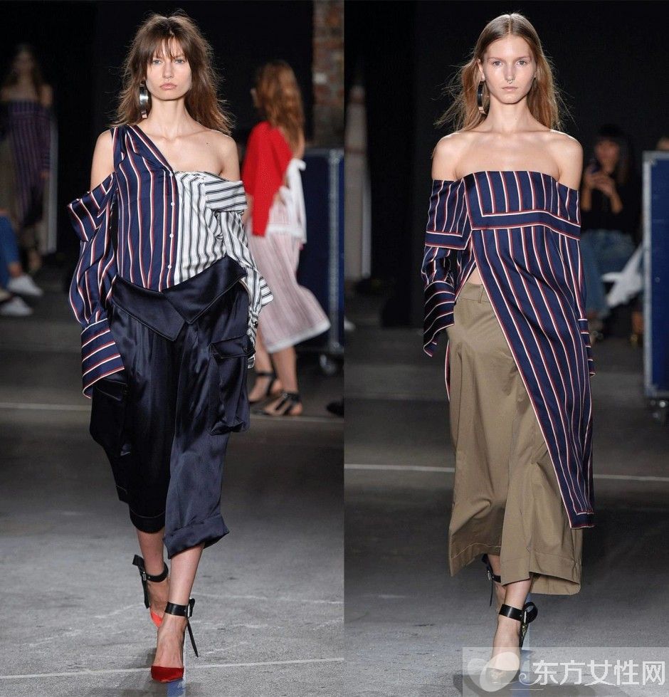 时髦春天穿什么 听说今年主场是条纹衬衫