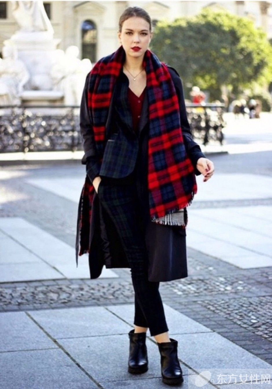 围巾的6种搭配 这么搭让你潮翻整条街