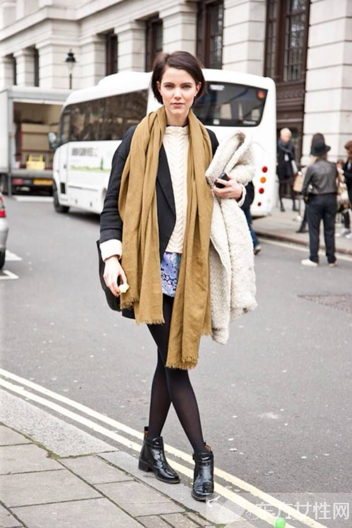 围巾的6种搭配 这么搭让你潮翻整条街