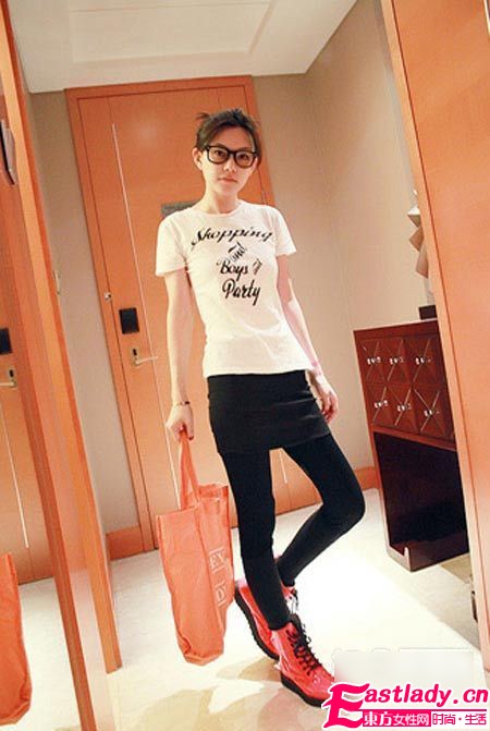 超炫色彩leggings 百变魔女的百变美丽