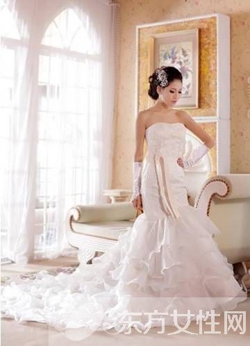 韩式时尚婚纱图片欣赏 将新娘的美丽提升至极限