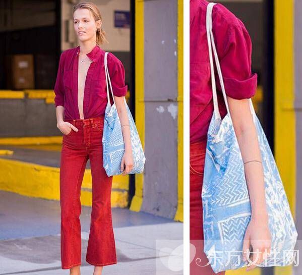 时尚环保袋搭配技巧 帆布环保袋也这么有范