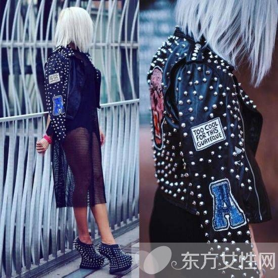 如何时髦过秋 人手一件的皮夹克就该这样穿