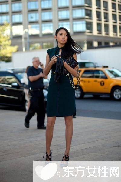 欧美风罗马高跟鞋搭配术 绝对让你回头率飙升