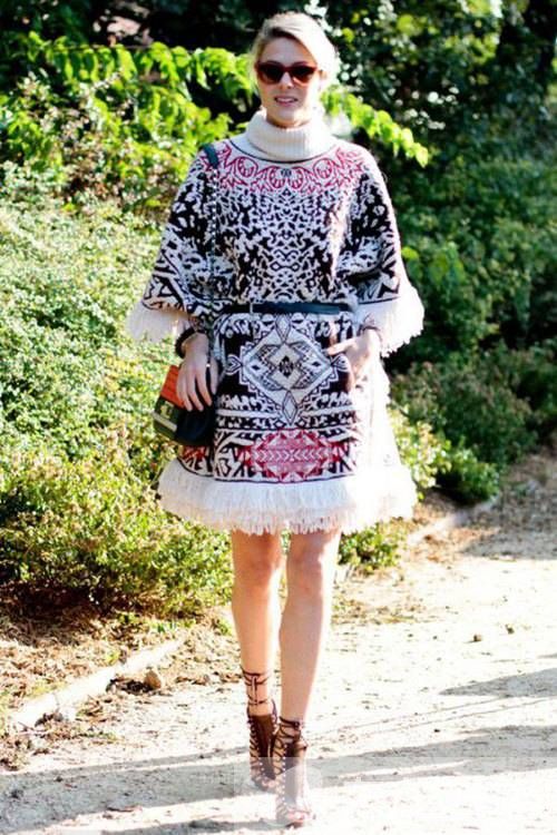 换季先换裙 只需一条针织裙就能穿出女人味