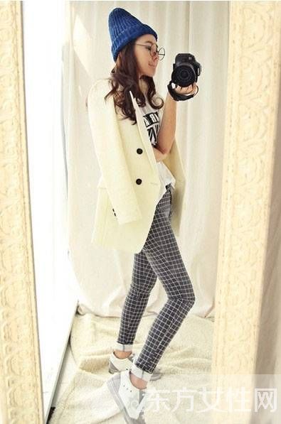 时尚运动鞋+西装 这样的混搭照样美上天