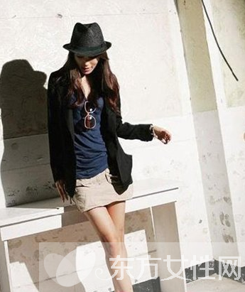 帅气爵士帽时尚搭配 几招教你搭出复古英伦风