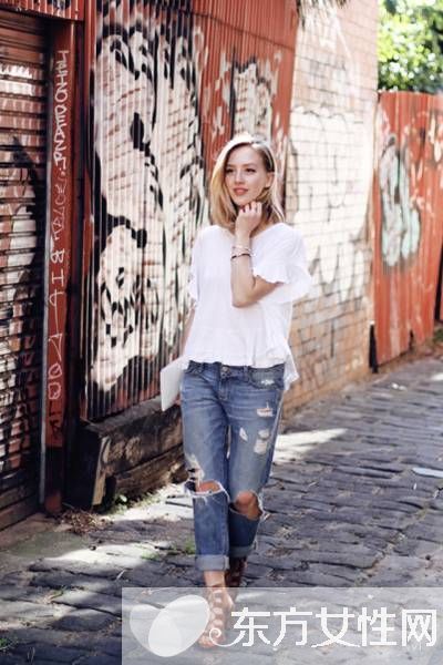 欧美风罗马高跟鞋搭配术 绝对让你回头率飙升