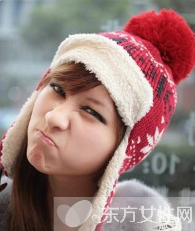 时尚皮草毛线雷锋帽 御寒简洁又不失可爱