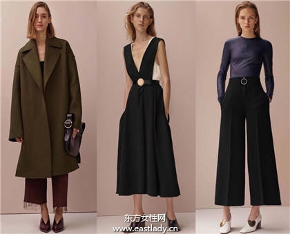 俐落率性风 粗跟鞋百搭穿法