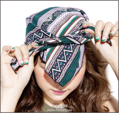 帽子+发带搭配编发打造时尚女王造型