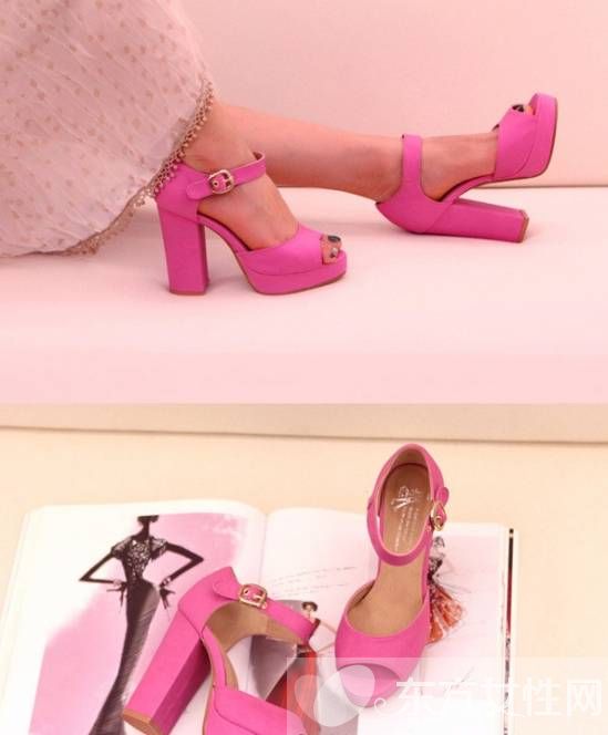 夏季女生时尚皮凉鞋 充满着可爱的潮流感