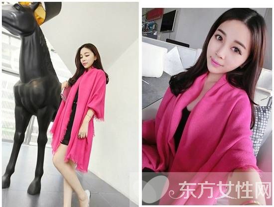 2016最新时尚女士披肩美搭 有多美看她就知道了