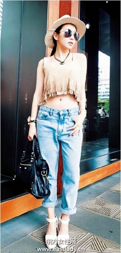 流苏+麂皮+宽裤今年秋冬流行3元素