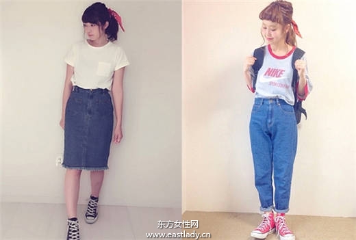 日本妞真会玩 一块头巾玩出百变造型