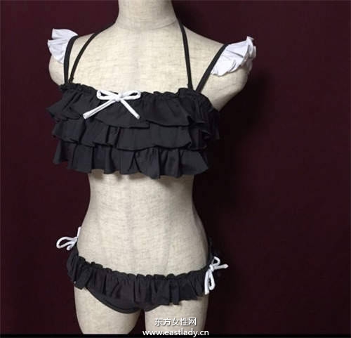 平胸MM的福音 世界首款为贫乳MM设计的泳衣诞生