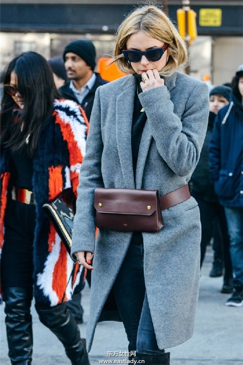 腰包的5个搭法 时尚不俗气