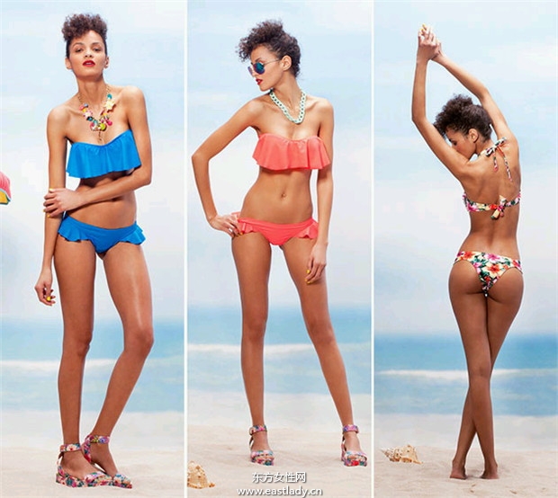 Bershka 2014夏季泳装系列