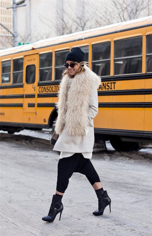 冬季特色短靴穿出自己的时尚魅力