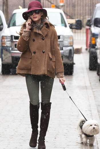 过膝长靴唱主角看明星们如何穿搭