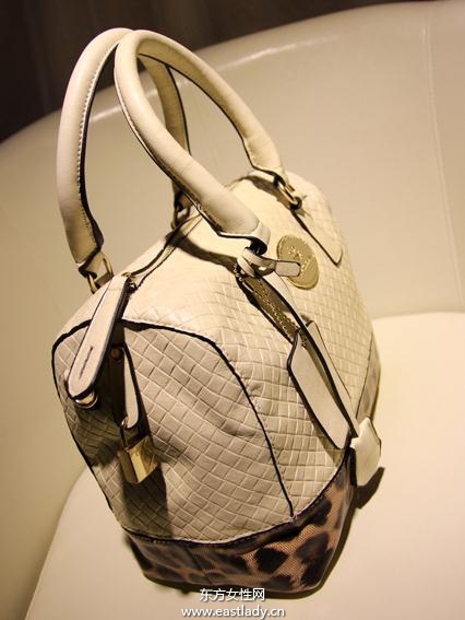 豹纹图案编织包将时尚进行到底