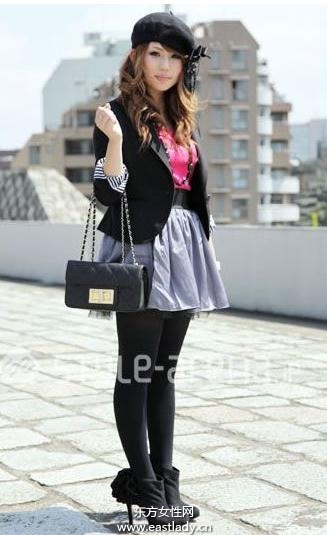 贝雷帽将时尚表现得淋漓尽致