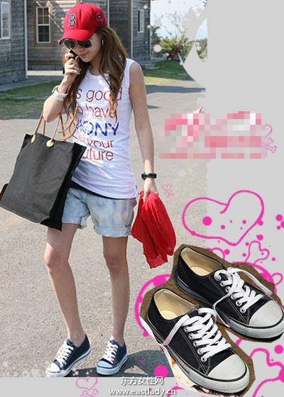 时尚休闲帆布鞋穿出灵动和自然