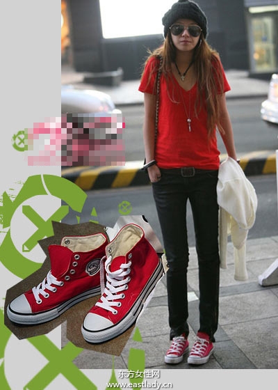 时尚休闲帆布鞋穿出灵动和自然