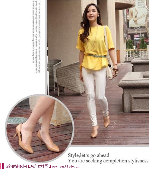 尖头时尚高跟鞋 让你的味道与众不同