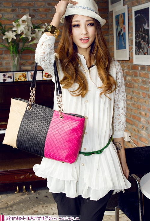 新款单肩斜挎女士包包 款式简约又显高贵独立气质