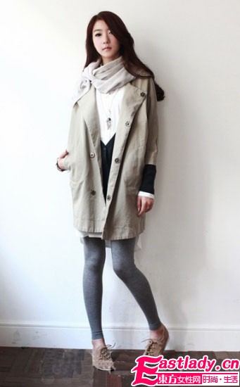 春季遮肉障眼法 必选长外套+瘦腿裤